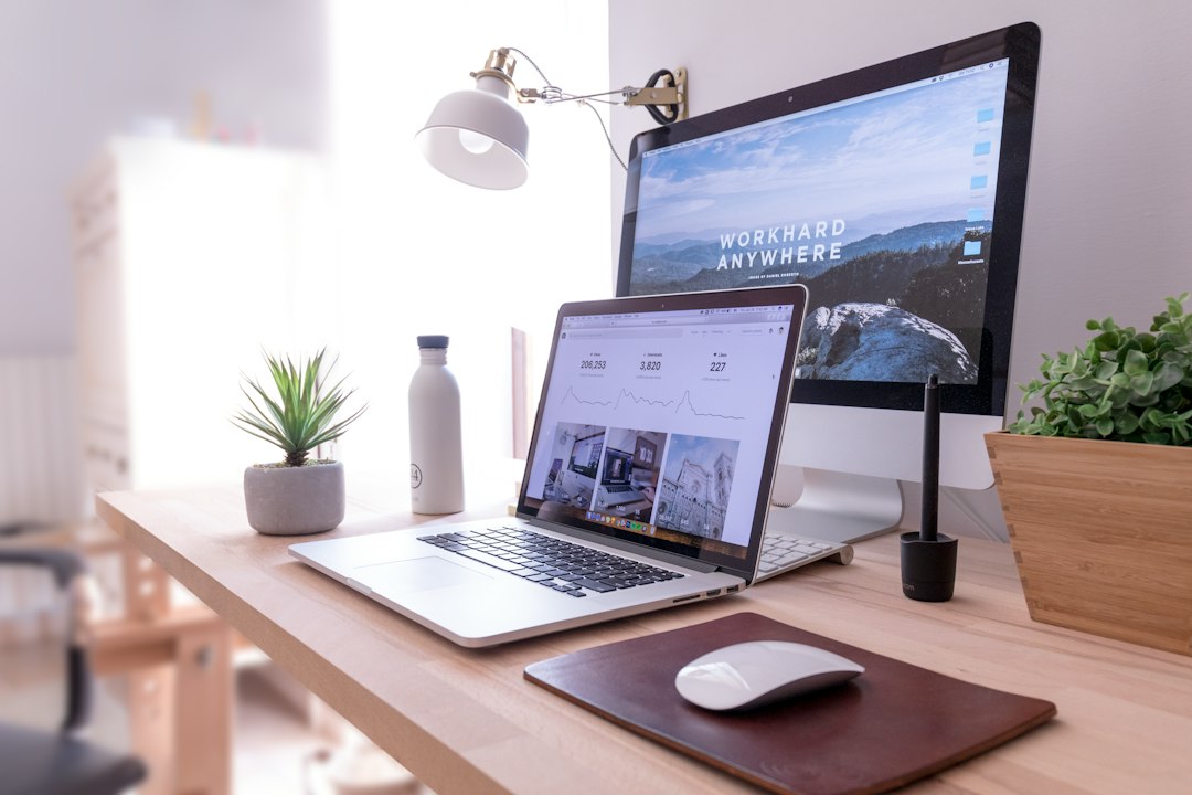 Workspace showing AI search and digital marketing tools