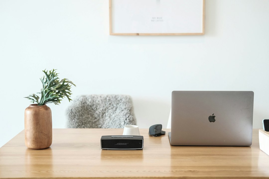 Person typing automated email campaign